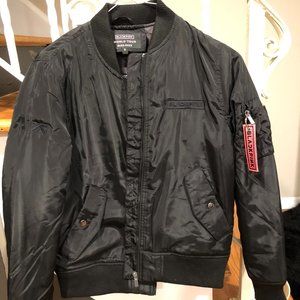 Blackpink Official Tour Black Bomber Jacket Small with Embroidered Band Name New